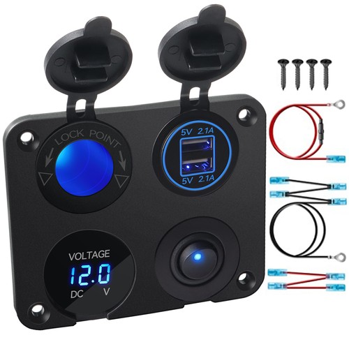 Voltmetro led digitale - voltmetro, 12v
