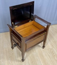 ?Introvabile Sgabello Panca Per Pianoforte Antico Altezza Regolabile 1840/50?