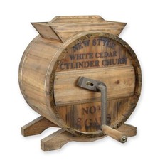 Decorazione zangola in legno replica design retrò decorazione