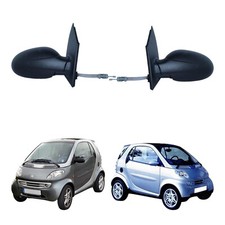 Coppia Specchietti Retrovisori SX+DX per SMART Fortwo 1998-2006 Manuale (NERO)
