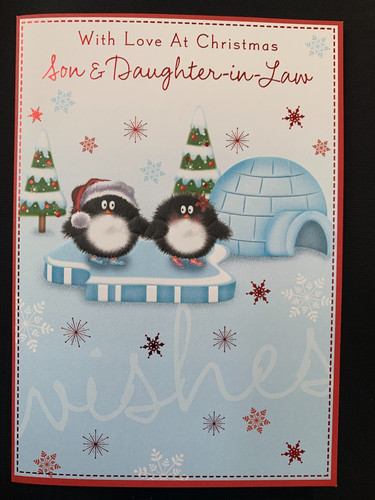 Biglietto natale figlio e - biglietto,