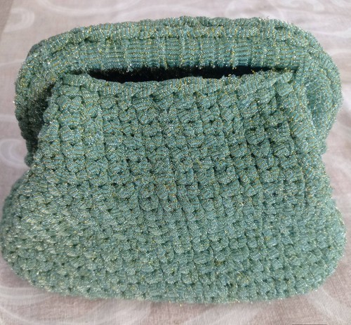 Clutch bag handmade - , crochet