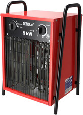 Scaldabagno Elettrico 9 Kw, 400 V, Quadrato, Rosso  DED9924, Utile in Spazi Chiu