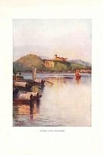 Stampa antica ROCCA di ANGERA