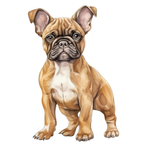 Bulldog francese cane auto