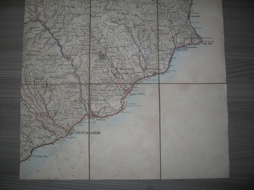 Carta topografica porto - carta,