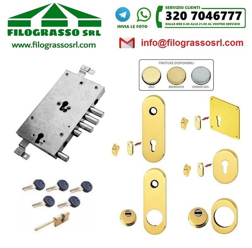 Kit serratura porta blindata - blindata, a