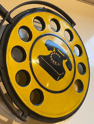 Insegna telefonica epoca - telefonica, d’epoca