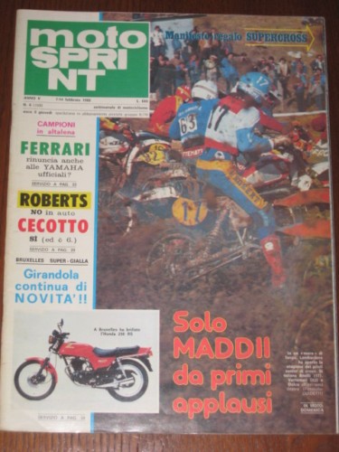 Motosprint 1980 puch - 1980/6,