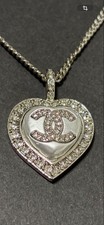 Collana CHANEL argento cuore