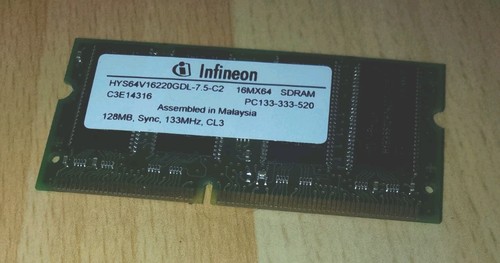 Infineon 128mb sdram pc133 - 128mb,