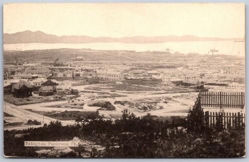 Vintage cina tsingtau panorama - vintage,
