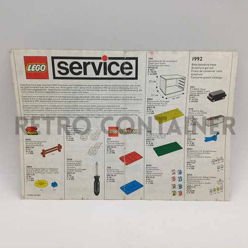 Lego service catalogo - lego,