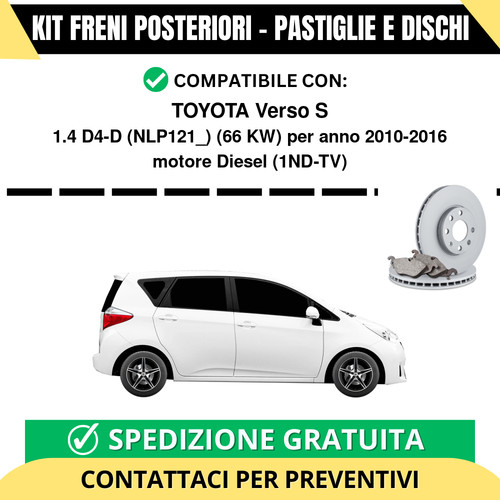 Kit freni posteriori per - freni,