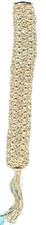 25cm LONG Cream Beige Crochet