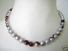 Collana Collier Sfere Vetro 