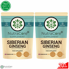 Ginseng Siberiano Pillole 5500mg (1.5% Eleuterosidi) -100% Naturale