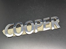 MINI COOPER LOGO SIGLA EMBLEMA FREGIO STEMMA SCRITTA BADGE TARGA NOME TARGHETTA