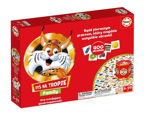 Lynx gra ryś tropie - na,
