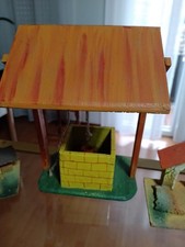 Presepe - IL POZZO   IN LEGNO FATTO A MANO ANNI 70