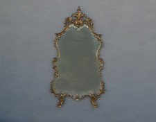 Specchiera in stile con cornice intagliata, metà '900 - H 167 x L 95 cm!