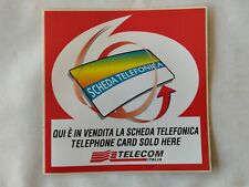 ADESIVO TELECOM ITALIA, SCHEDA