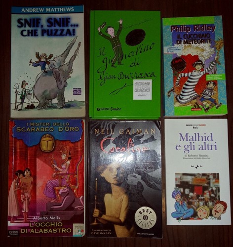 Lotto libri junior - lotto, 6