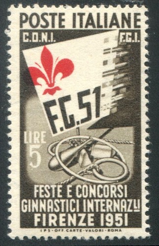 1951 repubblica ginnici lire - 1951,