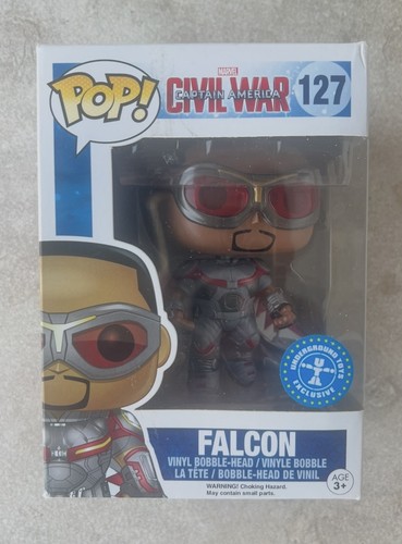 Funko pop marvel falcon - marvel, #127