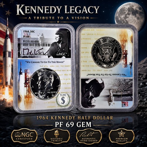 1964 proof kennedy mezzo - proof,