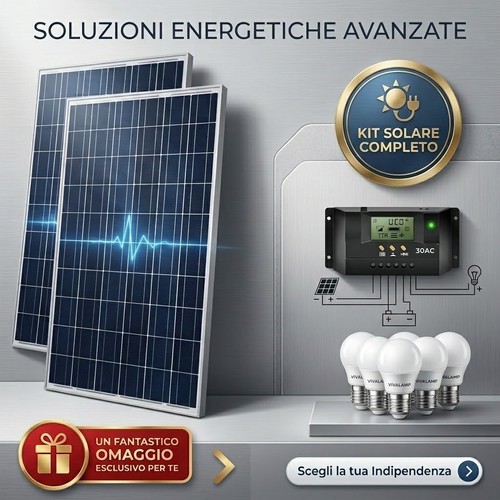 Kit fotovoltaico 2kw pwm - kit,