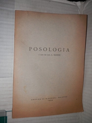 Posologia bianchi giacomo - a,