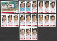 LOT OF 7 PANINI FOOTBALLERS