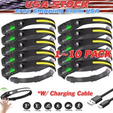 1-10 Pezzi Faro Ricaricabile