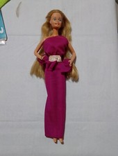 Barbie Twirly Curl 1982 Con  Abito Outfit Fashion Fun 1985 