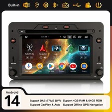Android 14 Autoradio Navi Alfa Romeo Spider 159 Sportwagon Brera 64GB CarPlay CD