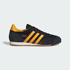 Scarpe da ginnastica uomo Adidas R 71 nere gialle taglia UK 9,5_10