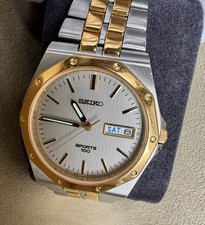ULTIMA RARA! SERBATOIO VINTAGE SEIKO SQ SPORTS 100 ORO IMMACOLATO VENDITORE USA