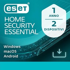 ESET Home Security Essential 2026 2 computer 1 Anno Garanzia ITALIA