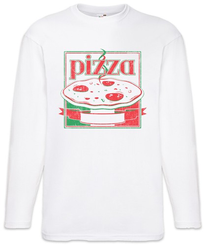 Pizza box iii maglietta manica - pizza,