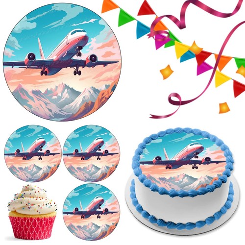 Cake topper viaggio aereo