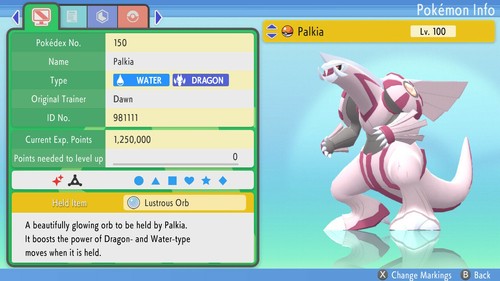 Shiny palkia 6ivs - shiny,