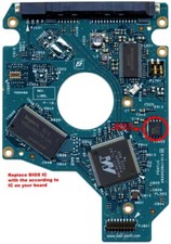 PCB G002641A Toshiba - Scheda Logica per Hard Disk MK6465GSX MK2565GSX MK5065GSX