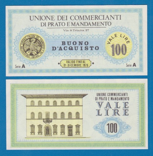 Italy 100 lire private issue - italy,