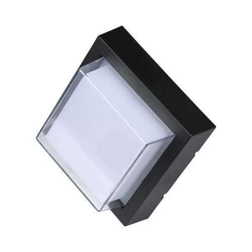 Led wall light 3000k black - led,