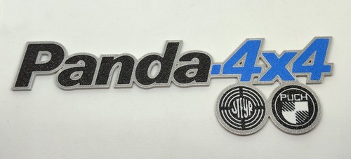 Logo panda 4x4 fiat mod - logo,