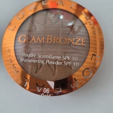 L'OREAL Glam Bronze 06 GOLD 1 PZ Terra Solare ILLUMINANTE SPF10