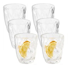 SET 6 BICCHIERI IN VETRO