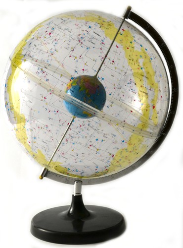 Globo stella celeste alto