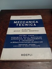 Meccanica tecnica Vol. III. . Benedetto Feraudi_ Hoepli  1968